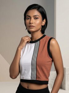 the split tone geometric tank